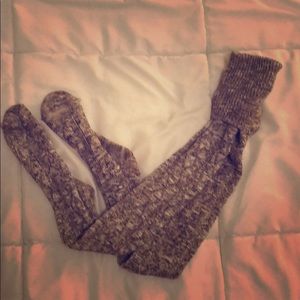 Free People over the knee knit socks